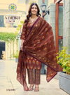 Ajarakh Vol 1 By Passion Tree Cotton Printed Kurti With Bottom Dupatta 
